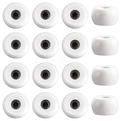 16Pcs POM Coated U Groove Guide Pulley Wheel Roller Bearing FIND-WR0013-19B-1