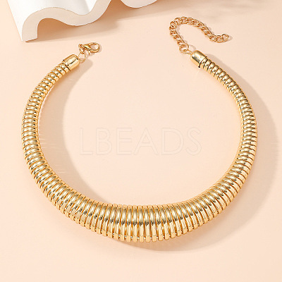 Chunky Alloy Snake Chain Choker Necklaces for Women FS-WG830F0-01-1