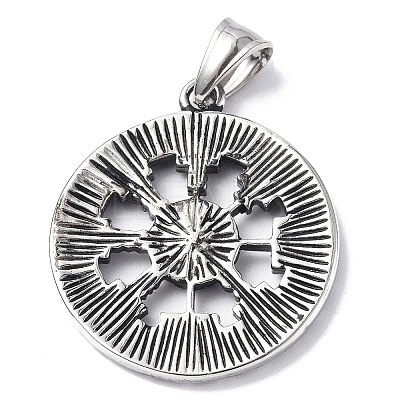 304 Stainless Steel Pendants LS-STAS-C065-01AS-1