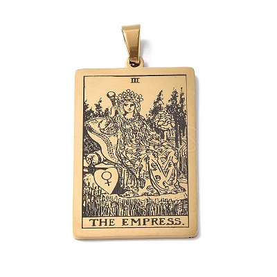 201 Stainless Steel Pendant LS-STAS-B033-01G-03-1