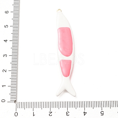 Brass with Enamel Big Pendants KK-CBA2F11-02G-01-1
