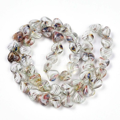 Millefiori Glass Beads Strands X-GLAA-T023-34J-1