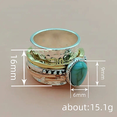 Alloy and Resin Finger Rings FS-WGDE678-04-1