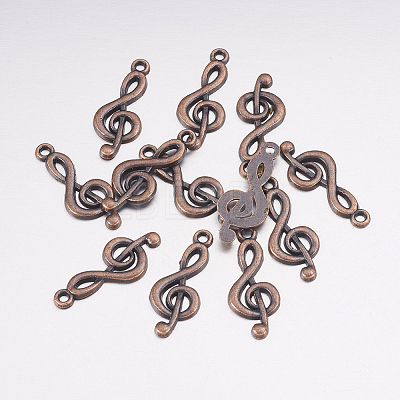Treble Clef Pendants LS-TIBEP-R315-R-FF-1