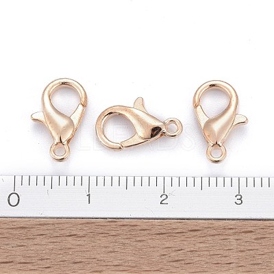 Zinc Alloy Lobster Claw Clasps X-E102-KCG-1