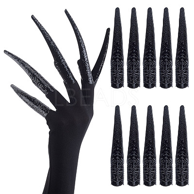 10Pcs Iron Finger Protectors AJEW-DR0001-78-1
