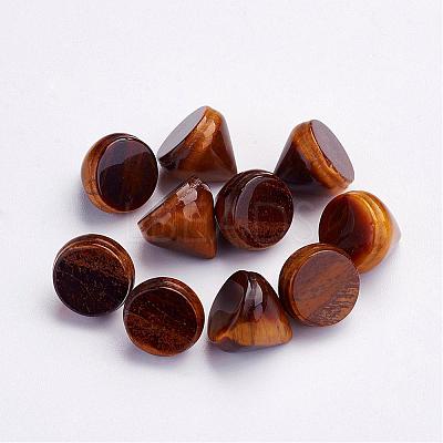 Natural Tiger Eye Cabochons G-P287-B03-1