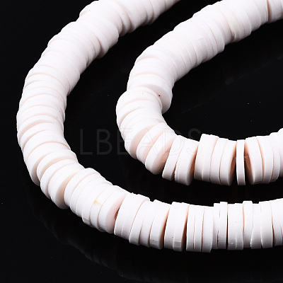 Handmade Polymer Clay Beads Strands CLAY-R089-6mm-134-1