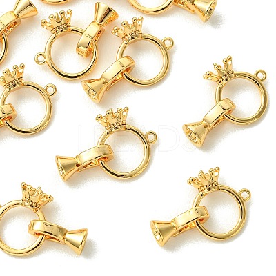 SHEGRACE Brass Fold Over Clasps XGRQ5F781-812G-1