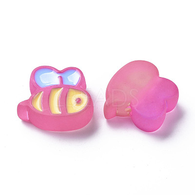 Transparent Acrylic Beads X-MACR-S374-06B-02-1