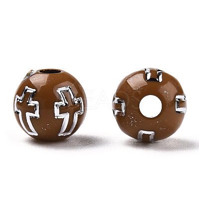 Plating Acrylic Beads PACR-Q113-10A-1