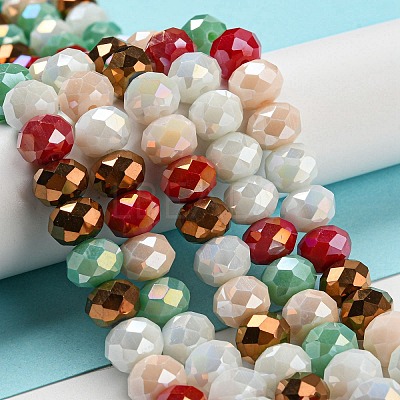 Glass Beads Strands EGLA-A034-M10mm-35-1