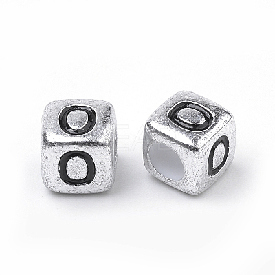 Plated Acrylic Beads X1-PB43C9308-O-1