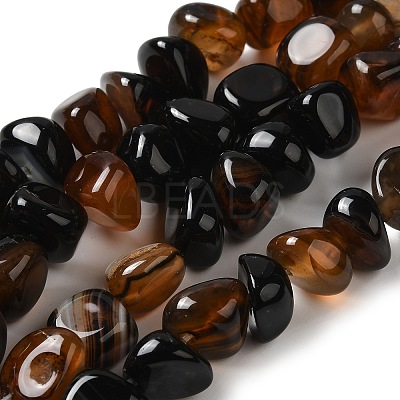 Natural Agate Beads Strands G-H295-B01-12-1