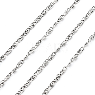 Tarnish Resistant 304 Stainless Steel Lumachina Chains CHS-K002-21A-1
