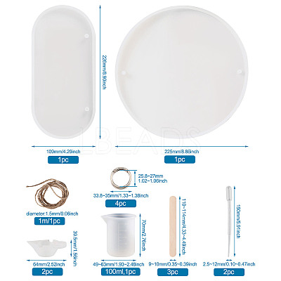DIY Silicone Hangtag Molds DIY-TA0008-29-1