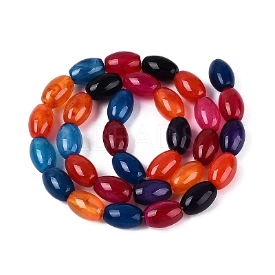Natural Agate Beads Strands G-N362-18A-03-1