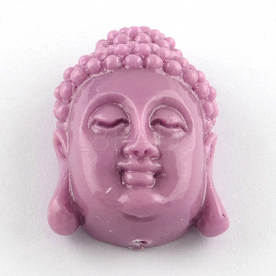 Dyed Buddha Head Synthetical Coral Beads CORA-R011-17-1
