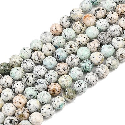 Natural K2 Stone Beads Strands G-K405-B02-8mm-1