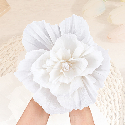 5Pcs Crepe Paper Artificial Flowers DIY-WH20007-272A-1