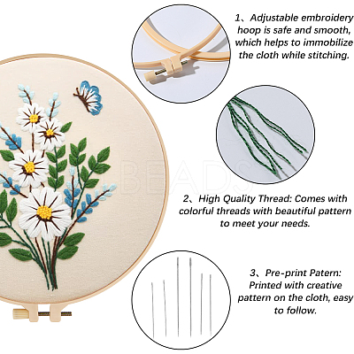 DIY Embroidery Kits For Beginner DIY-WH20011-73C-1