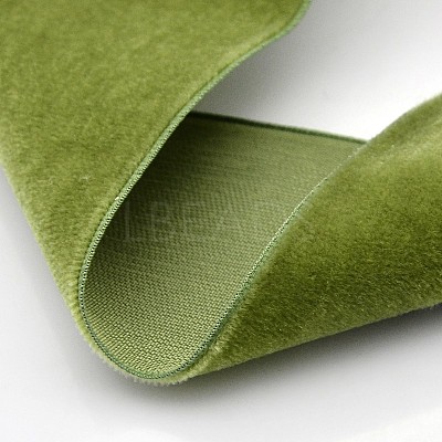 Polyester Velvet Ribbon for Gift Packing and Festival Decoration SRIB-M001-19mm-570-1