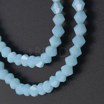 Faceted Bicone Opal Beads Strands EGLA-P017-01B-1
