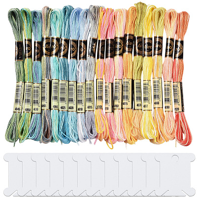 6-Ply Polyester Embroidery Floss OCOR-CY0002-03C-09-1