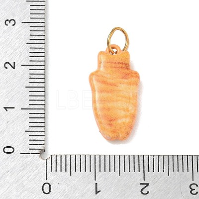 304 Stainless Steel Enamel Pendants SA-CBA08A6-08G-02-1