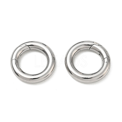 Tarnish Resistant 304 Stainless Steel Spring Gate Rings STAS-D070-01P-1
