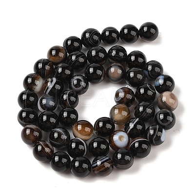Natural Banded Agate G-Q194-C02-02A-1