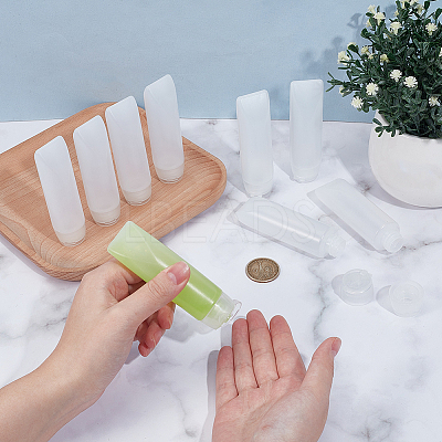 Plastic Portable Refillable Squeeze Bottles for Shampoo Lotion and Shower Gel LS-AJEW-GF0013-51-1