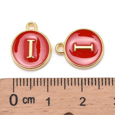 Golden Plated Alloy Enamel Charms LS-ENAM-S118-03I-1