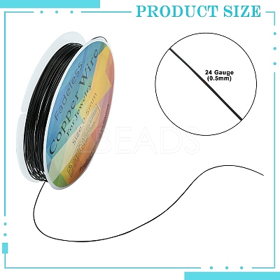 Copper Jewelry Wire CWIR-CW0.5mm-15-1