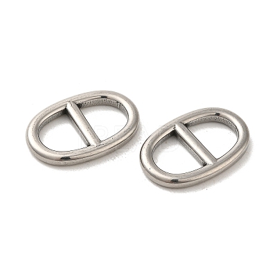 Non-Tarnish 304 Stainless Steel Buckle Clasps STAS-O006-01B-P-1