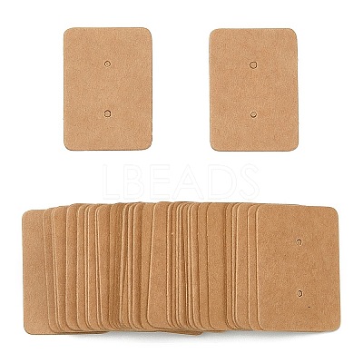 Kraft Paper Jewelry Earring Display Cards CDIS-YW0001-03B-1