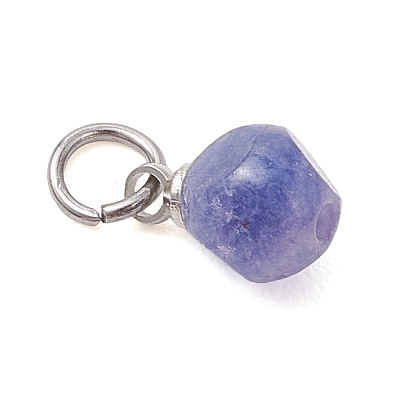 Natural Multicolor Tourmaline Faceted Dice Charms PALLOY-JF05110-02-1