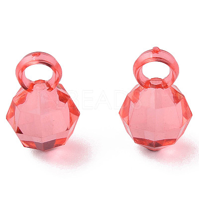 Transparent Acrylic Pendants MACR-S373-125-B07-1