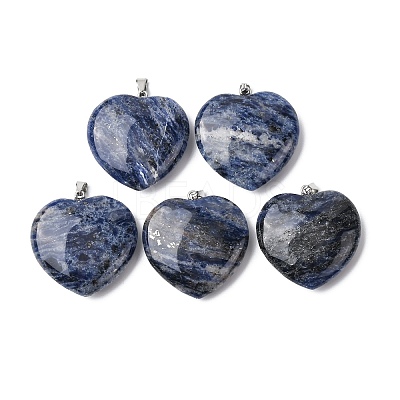 Natural Sodalite Pendants G-Z113-01P-1