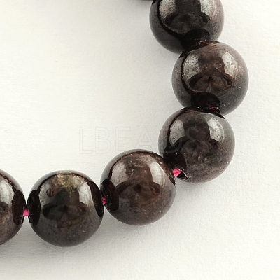 Natural Garnet Gemstone Bead Strands X-G-R263-4mm-1