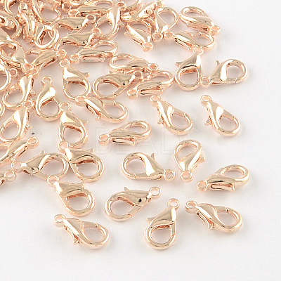 Zinc Alloy Lobster Claw Clasps E106-RG-1