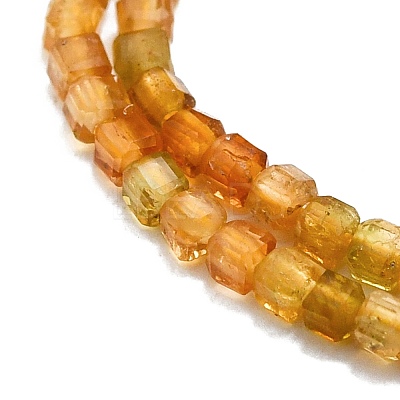 Natural Yellow Tourmaline Beads Strands G-P457-B01-02A-1