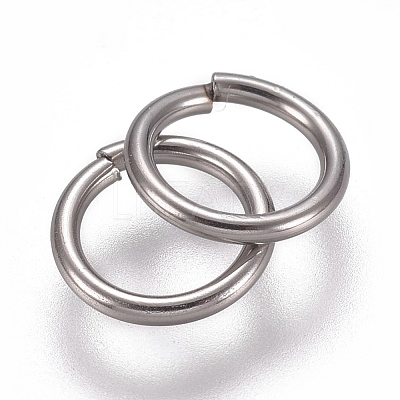 Tarnish Resistant 304 Stainless Steel Soldered Closed Jump Rings STAS-M274-024B-1