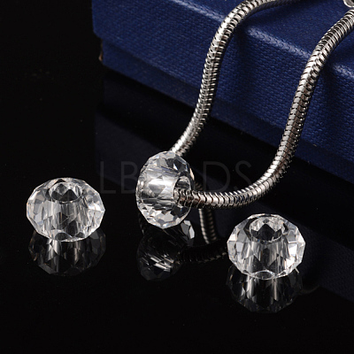 Glass European Beads GDA007-01-1