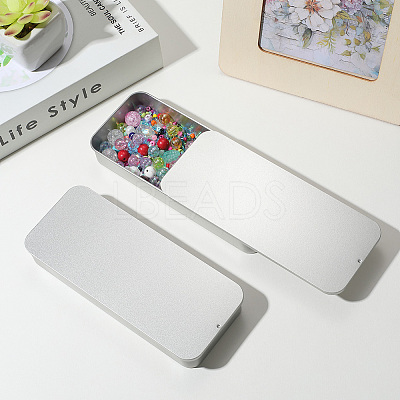 2Pcs Slide Top Tinplate Trinket Storage Boxes CON-SP0001-22A-03-1