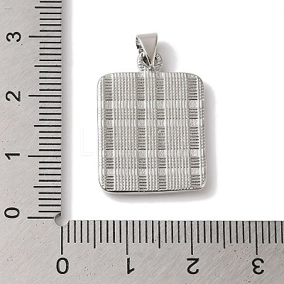 Rack Plating Brass Pendants KK-B092-42P-S-1