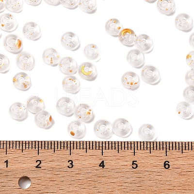 3/0 Baking Paint Transparent Colours Glass Round Beads SEED-L011-13A-09-1