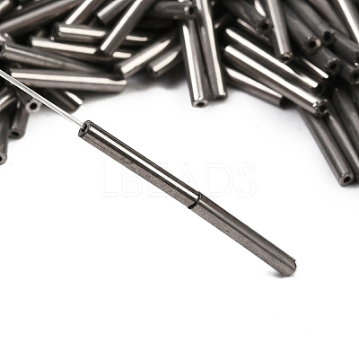 Glass Bugle Beads SEED-R028-2x18-A04-1