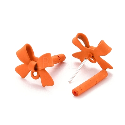 Alloy Stud Earring Findings EJEW-J102-08E-1