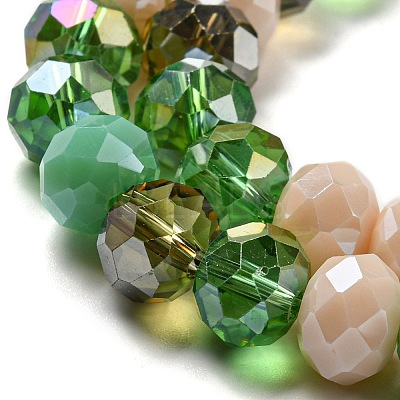 Glass Beads Strands EGLA-A034-M10mm-51-1